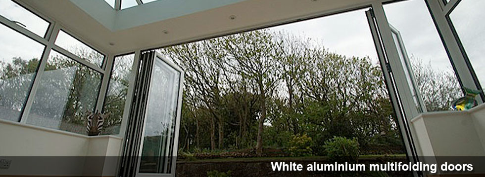 Black Aluminium Multi Folding Doors